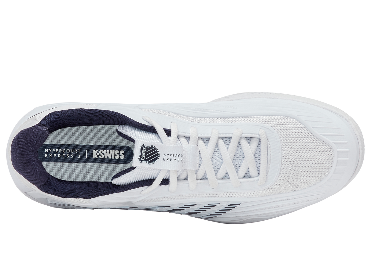 K-Swiss Hypercourt Express 3 Wide Men's - White/Peacoat/Silver