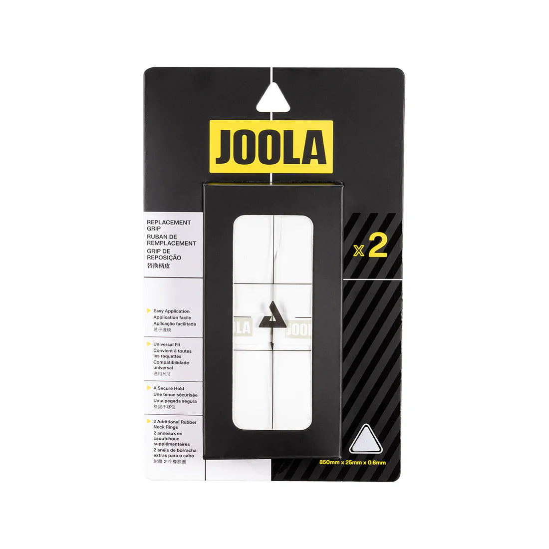 Joola Replacement Feel-Tec Pure Grip 2 Pack - White