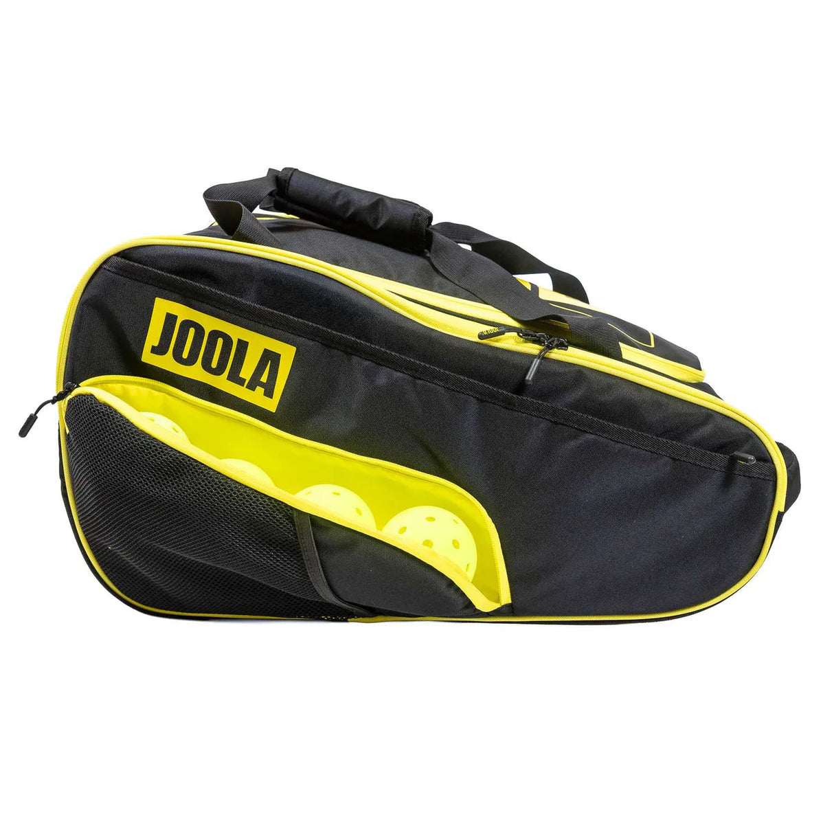 Joola Tour Elite Pickleball Bag (45.0L) - Black/Neon Yellow