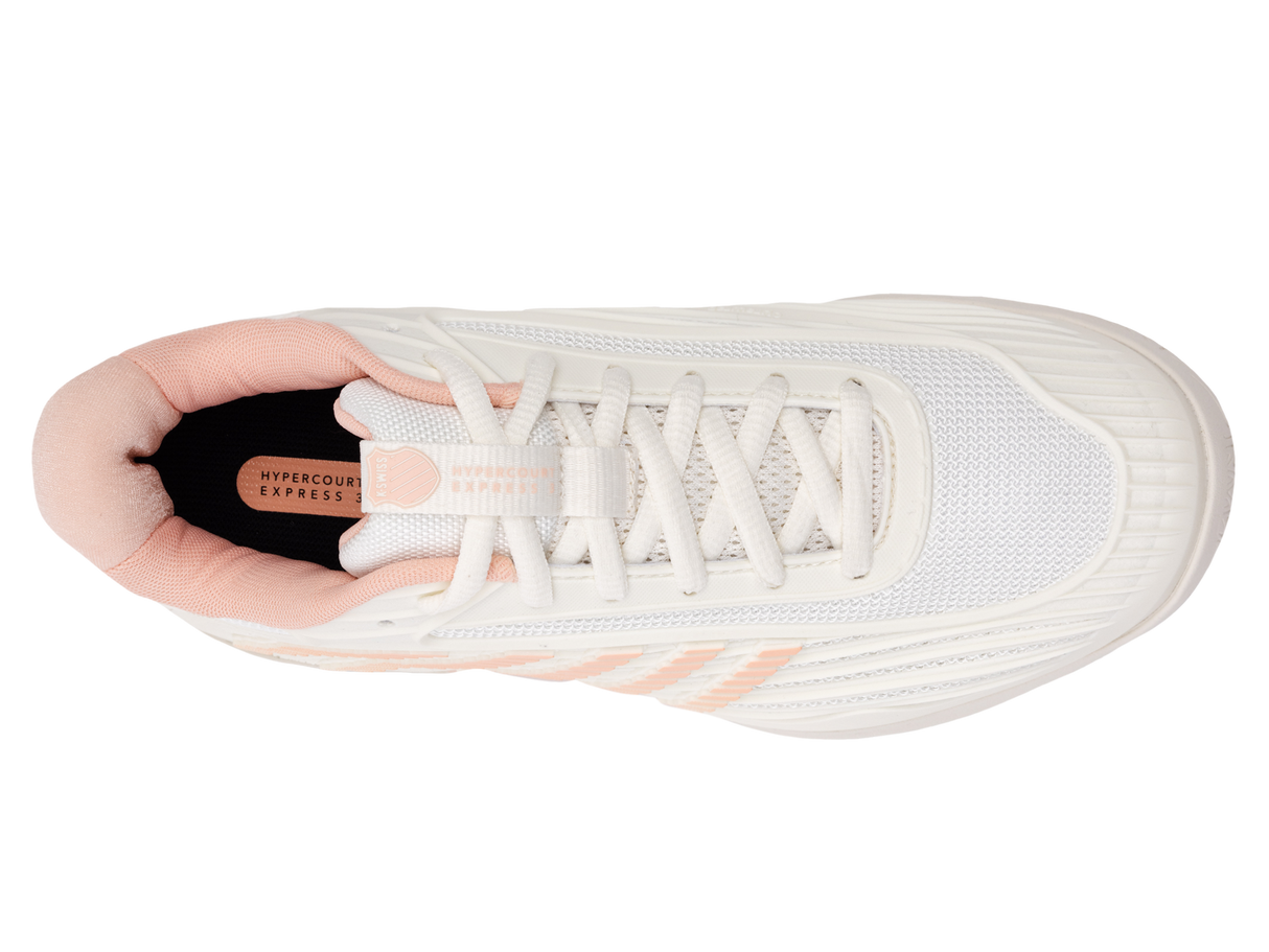 K-Swiss Hypercourt Express 3 Women's - Egret/Peach Parfait