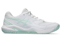 Asics Gel-Dedicate 8 Wide Women's - White/Pale Blue
