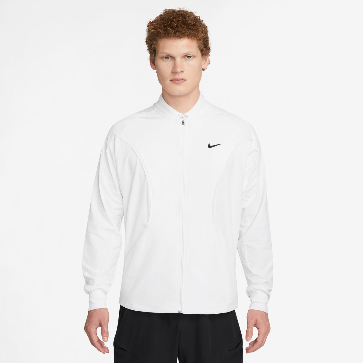 NikeCourt Men's Dri-FIT Advantage Jacket - White/Black