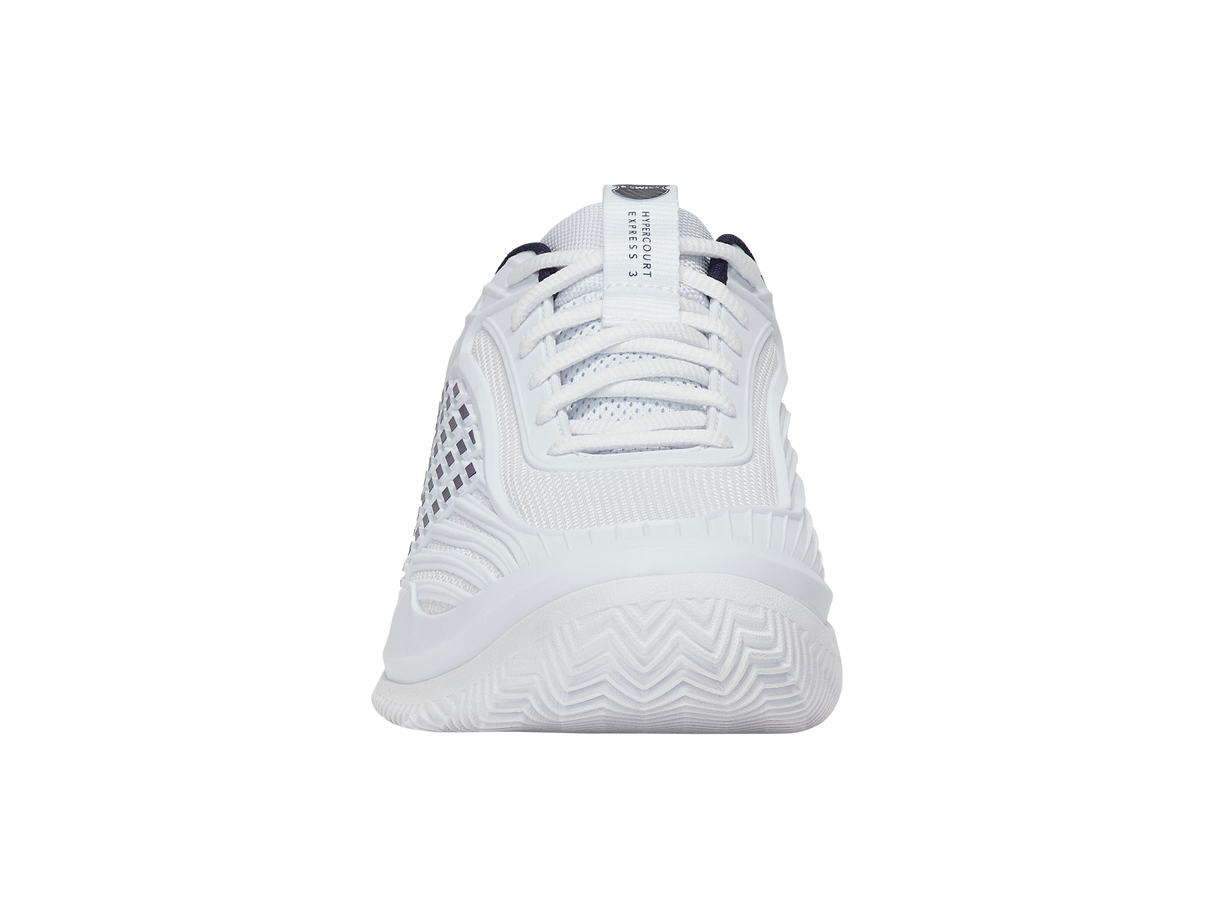 K-Swiss Hypercourt Express 3 Clay Men's - White/Peacoat/Silver