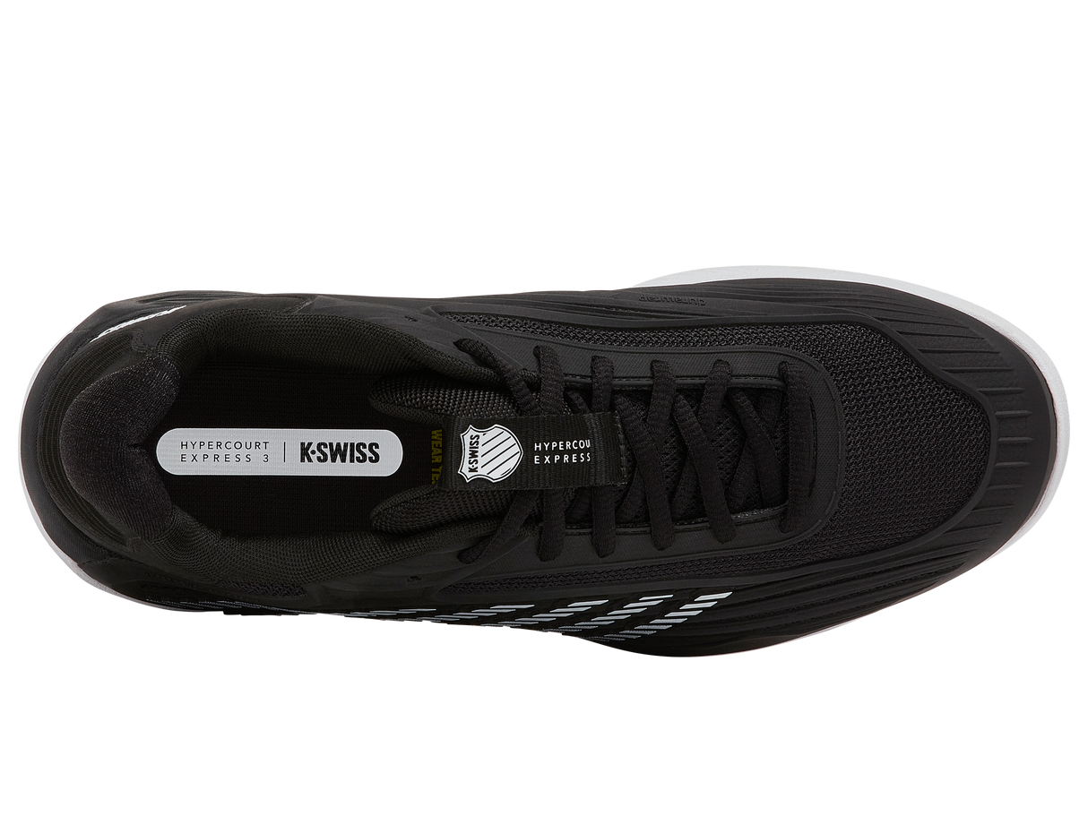 K-Swiss Hypercourt Express 3 Wide Men's - Black/White