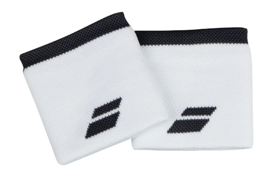 Babolat Logo Wristband (White/Black)