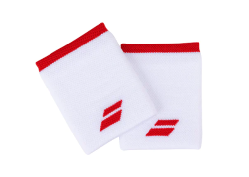 Babolat Jumbo Logo Wristband (WT/RD)