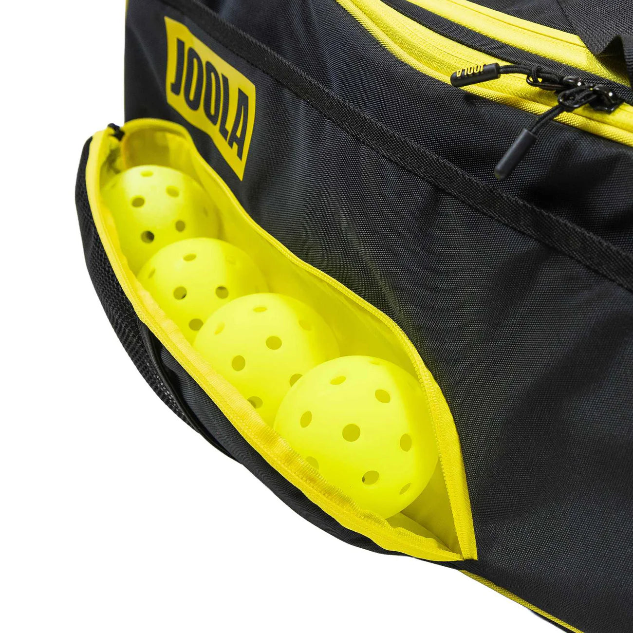 Joola Tour Elite Pickleball Bag (45.0L) - Black/Neon Yellow