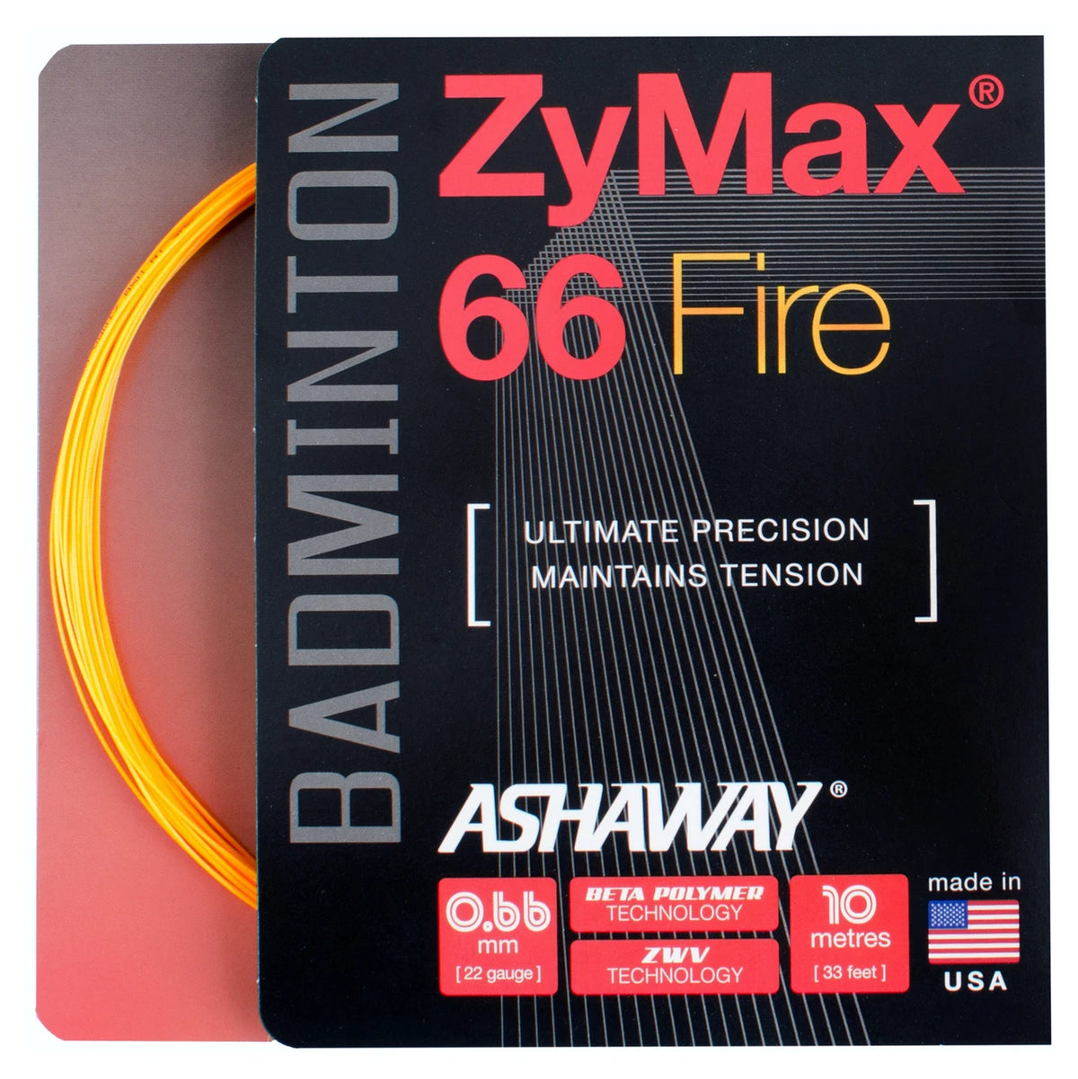Ashaway ZyMax 66 Fire Set - Orange