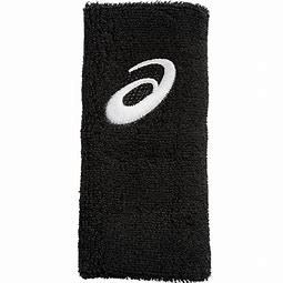 Asics Wrist Band Wide Black 3043A017-001