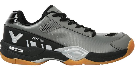 Victor AS H 30 Unisex Court (Grey/Black)