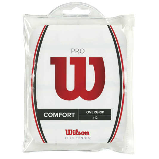 Wilson Pro Overgrip 12 Pack (White)