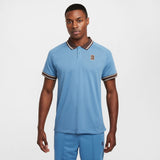 NikeCourt Men's Polo Dri-FIT Heritage Slim2 - Aegean Storm