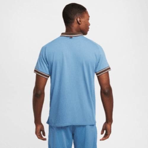 NikeCourt Men's Polo Dri-FIT Heritage Slim2 - Aegean Storm