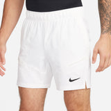 NikeCourt Men's Advantage Short 7 Inch - White/White/Black