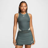NikeCourt Women's Dri-FIT Slam Tank New York - Vintage Green/Jade Horizon/White