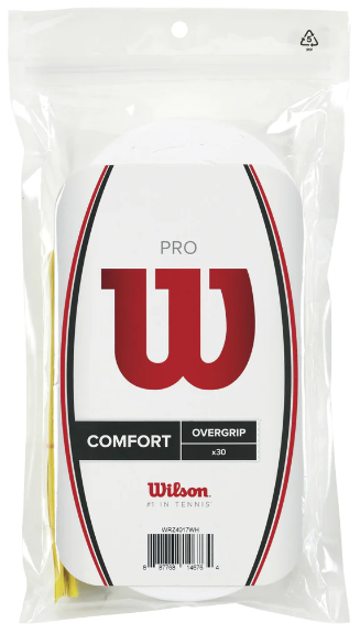 Wilson Pro Overgrip lot de 30 (Blanc)