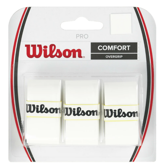 Wilson Pro Overgrip lot de 3 (Blanc)