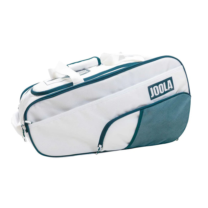 Joola Tour Elite Pro Pickleball Bag (66.4L) - White/Club Green