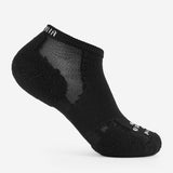 Thorlo Experia Unisex Techfit Light Cushion Low Tab - Black on Black