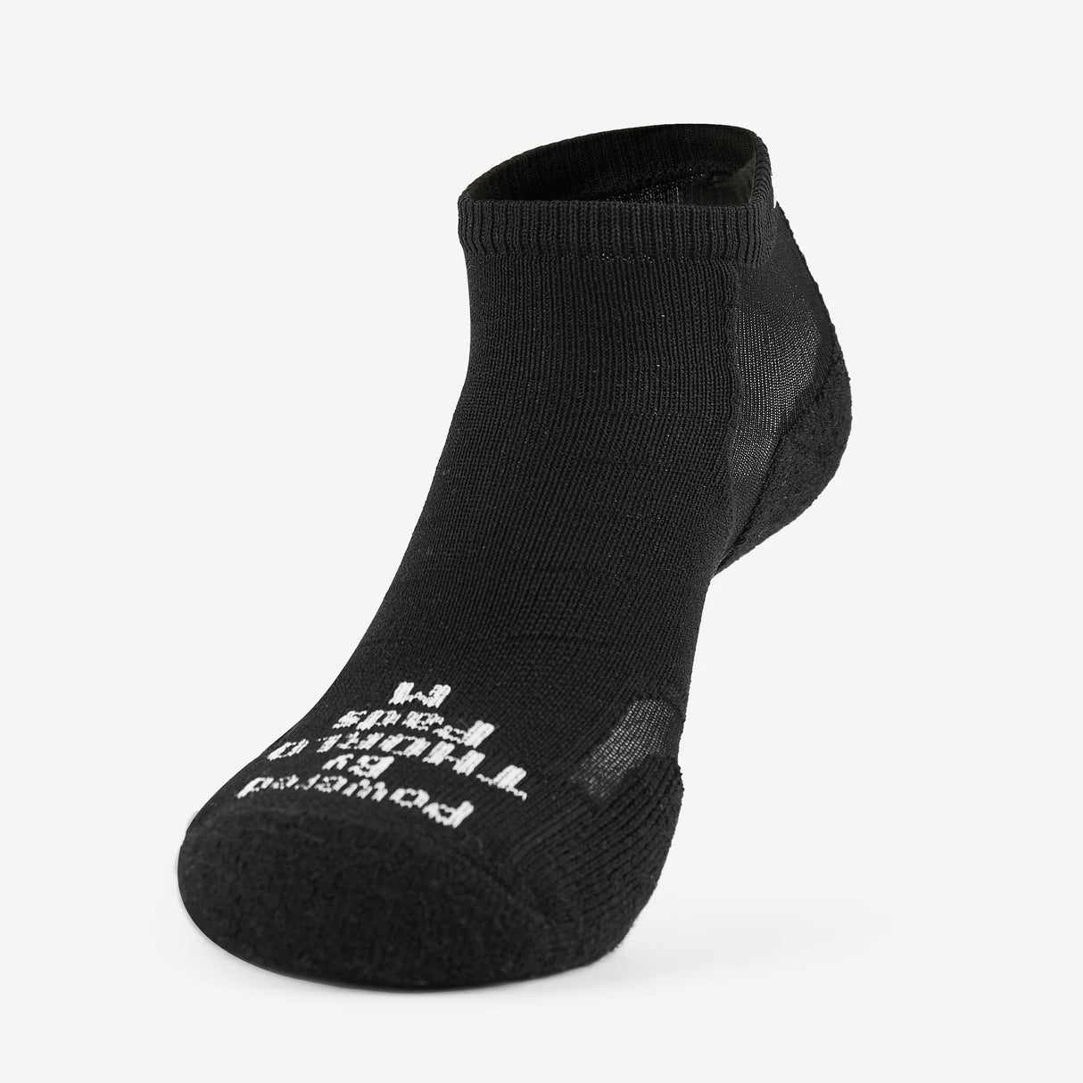 Thorlo Experia Unisex Techfit Light Cushion Low Tab - Black on Black