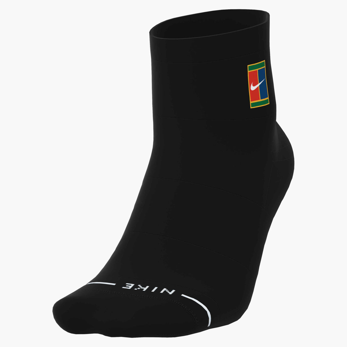 NikeCourt Everyday Elevated Ankle Socks (3 Pairs) - Unisex - Black