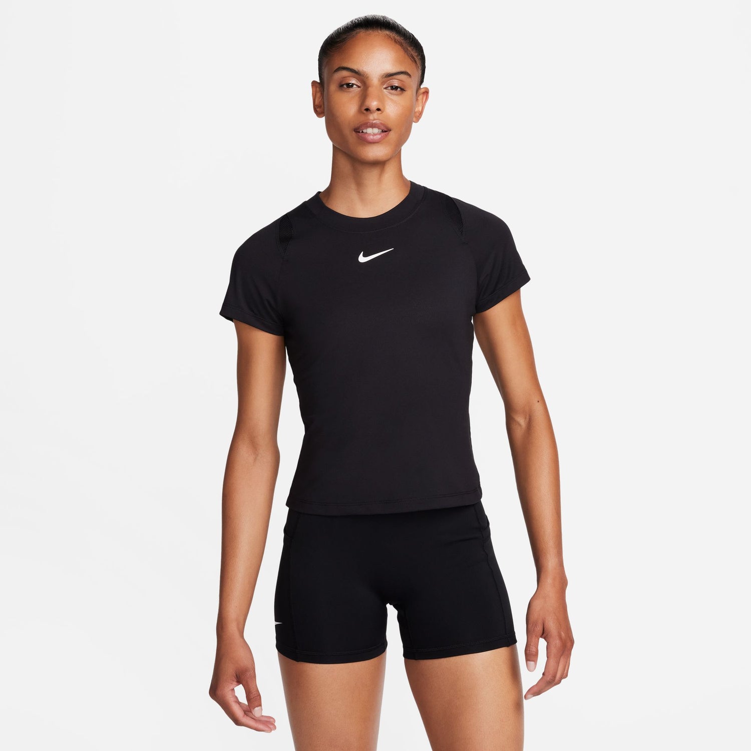 NikeCourt Women's Dri-FIT Advantage Shirt Top - Black