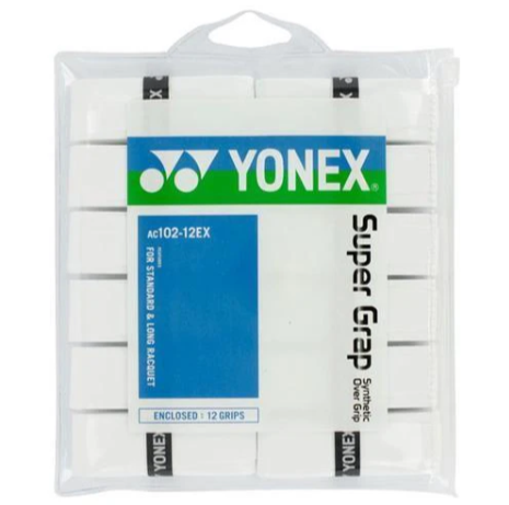 Yonex Super Grap lot de 12 (Blanc)