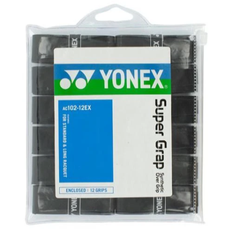 Yonex Super Grap lot de 12 (Noir)