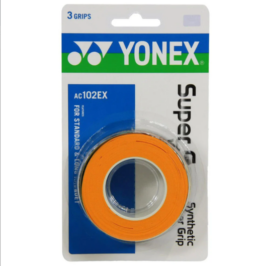 Yonex Super Grap 3 Pack (Orange)