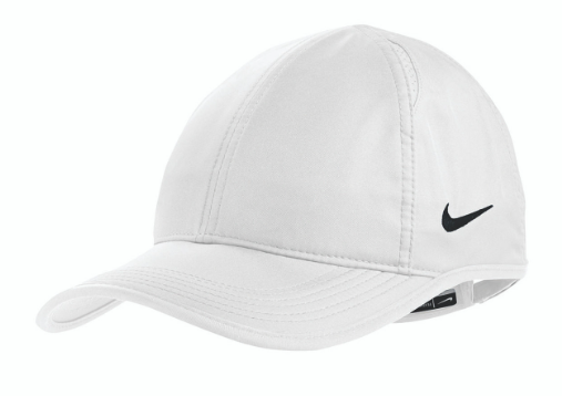 Nike Team Featherlight Cap Solid (White/Black)