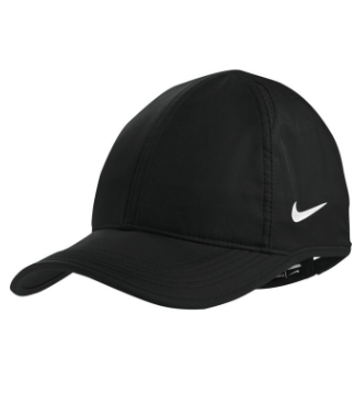 Nike Team Featherlight Cap Solid (Black/White)