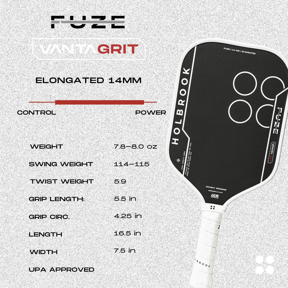Holbrook Fuze VantaGrit Elongated 14mm - Pre-Order Ends October 29th