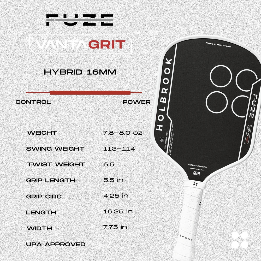 Holbrook Fuze VantaGrit Hybrid 16mm - Pre-Order Ends October 29th