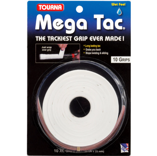 Tourna Mega Tac lot de 10 (Blanc)