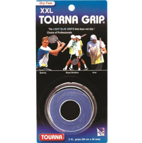 Tourna Grip Original XXL lot de 3 (Bleu)