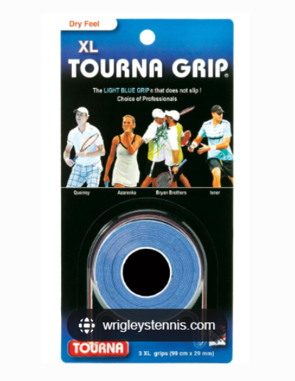 Tourna Grip Original XL lot de 3 (Bleu)