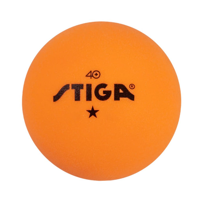 Stiga 1 Star Table Tennis Balls - Orange