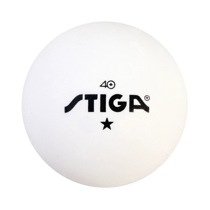 Stiga 1 Star Table Tennis Balls - White