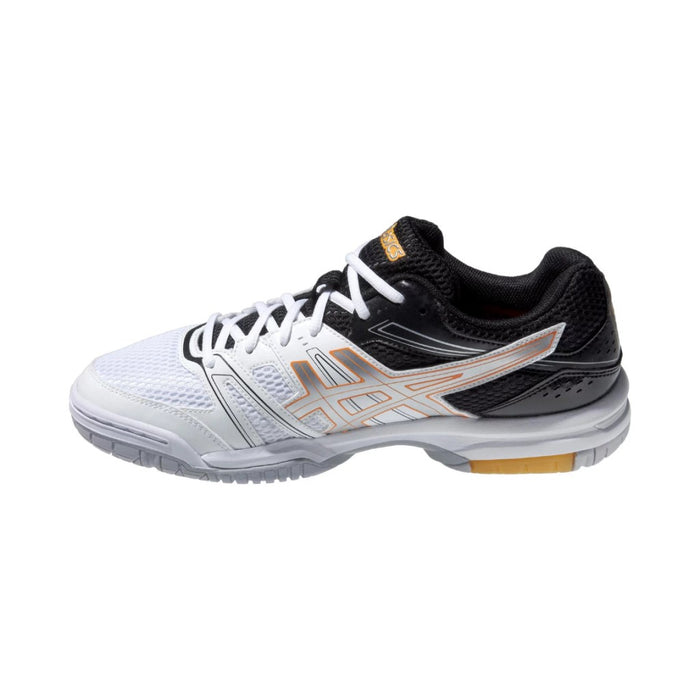 Asics Gel-Rocket 7 - White/Orange/Silver/Black Men's Shoes