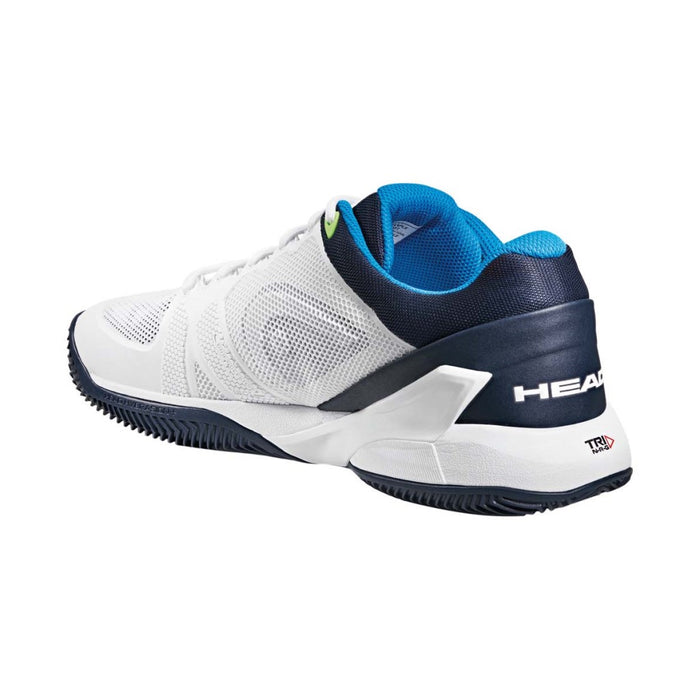 Head Revolt Pro 2.0 Clay - White/Blue Men's Shoes