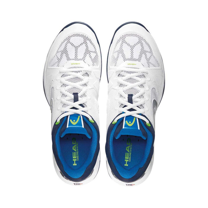 Head Revolt Pro 2.0 Clay - White/Blue Men's Shoes
