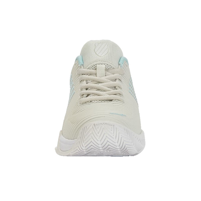 K-Swiss Hypercourt Express 2 Wide - Vaporous Grey/White/Blue Glow Women's Shoes