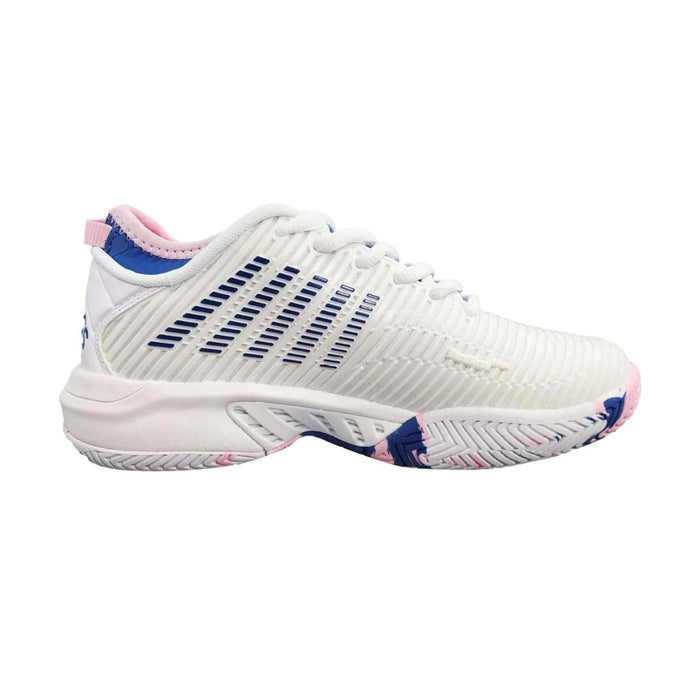 K-Swiss Hypercourt Supreme - White/Star Saphire/Orchid Pink Women's Shoes