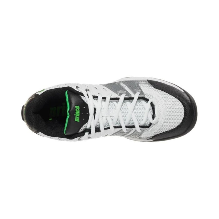 Prince T22 - White/Black/Green Men's Shoes