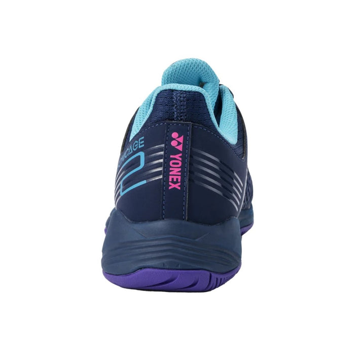 Yonex Power Cushion Sonicage 2 - Navy Blue/Purple Women's Shoes