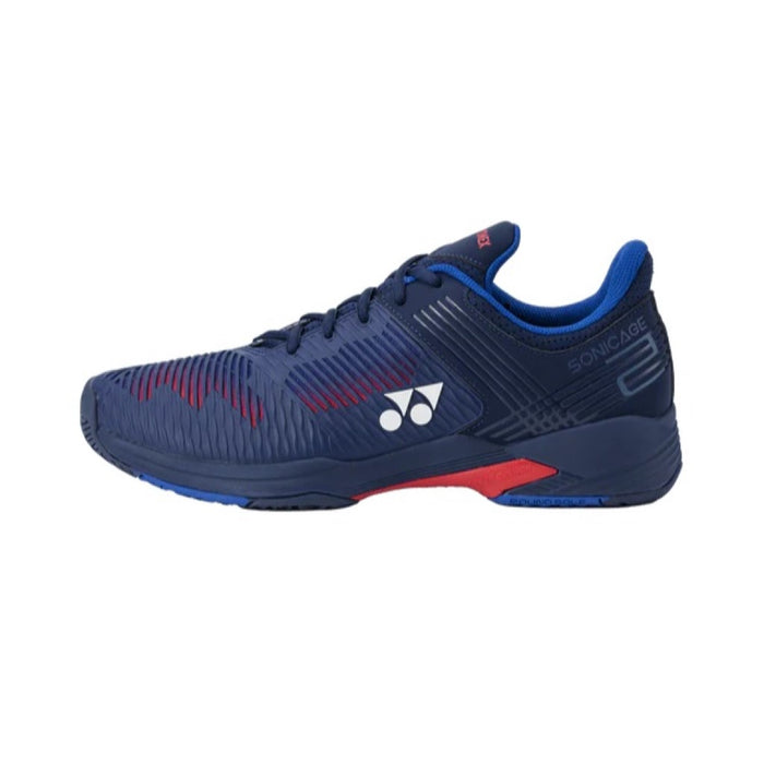 Yonex Sonicage 2 Wide - Navy/Red Men's Shoes
